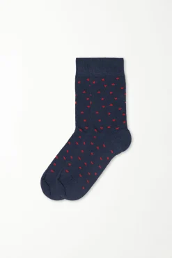 Men’s Patterned Cotton Crew Socks - Short Socks - Men | Tezenis