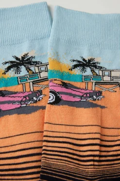 Men’s Patterned Cotton Crew Socks - Short Socks - Men | Tezenis