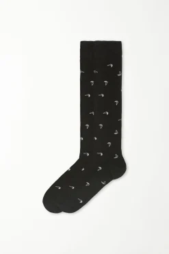 Men’s Patterned Long Cotton Socks - Long Socks - Men | Tezenis