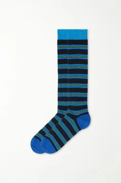 Men’s Patterned Long Cotton Socks - Long Socks - Men | Tezenis