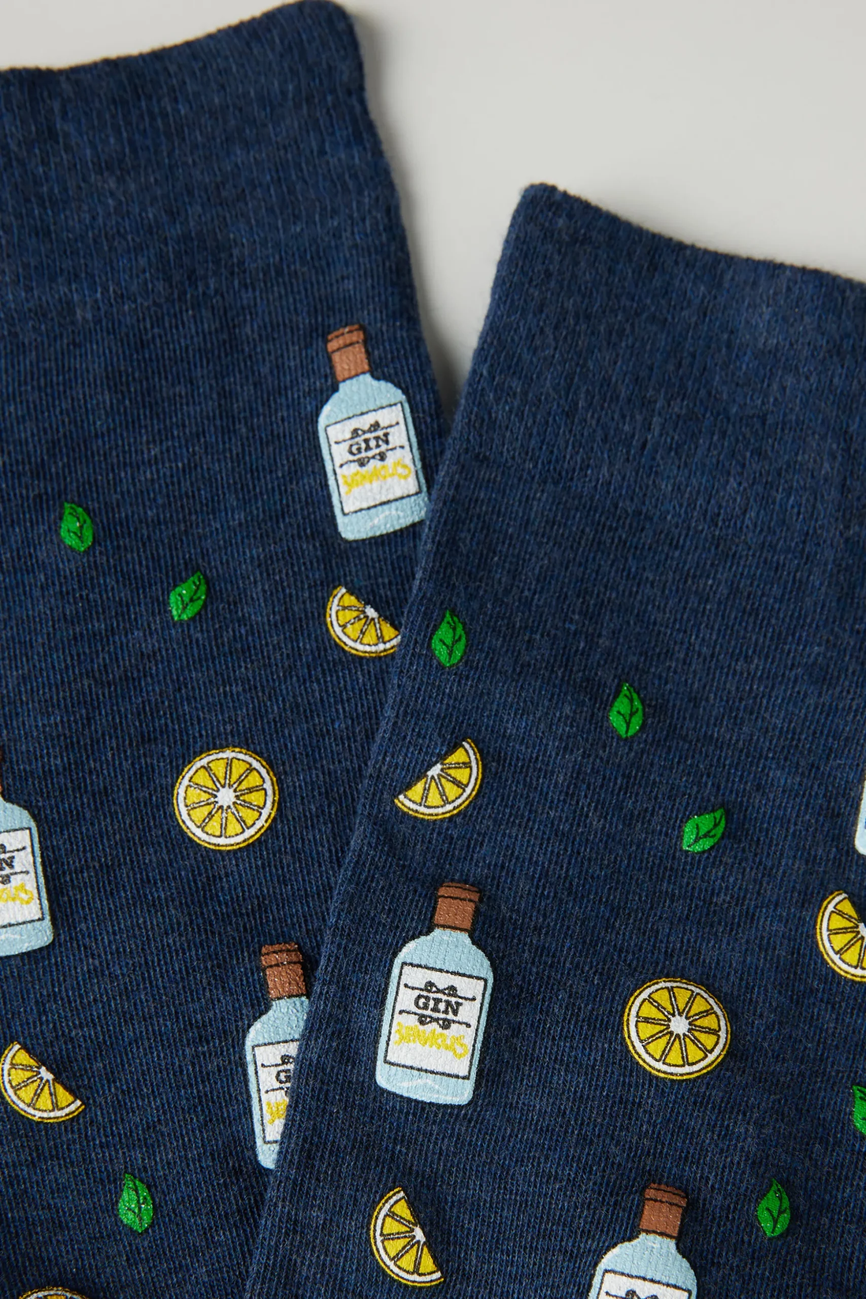 Men's Printed Cotton Crew Socks - Short Socks - Men | Tezenis