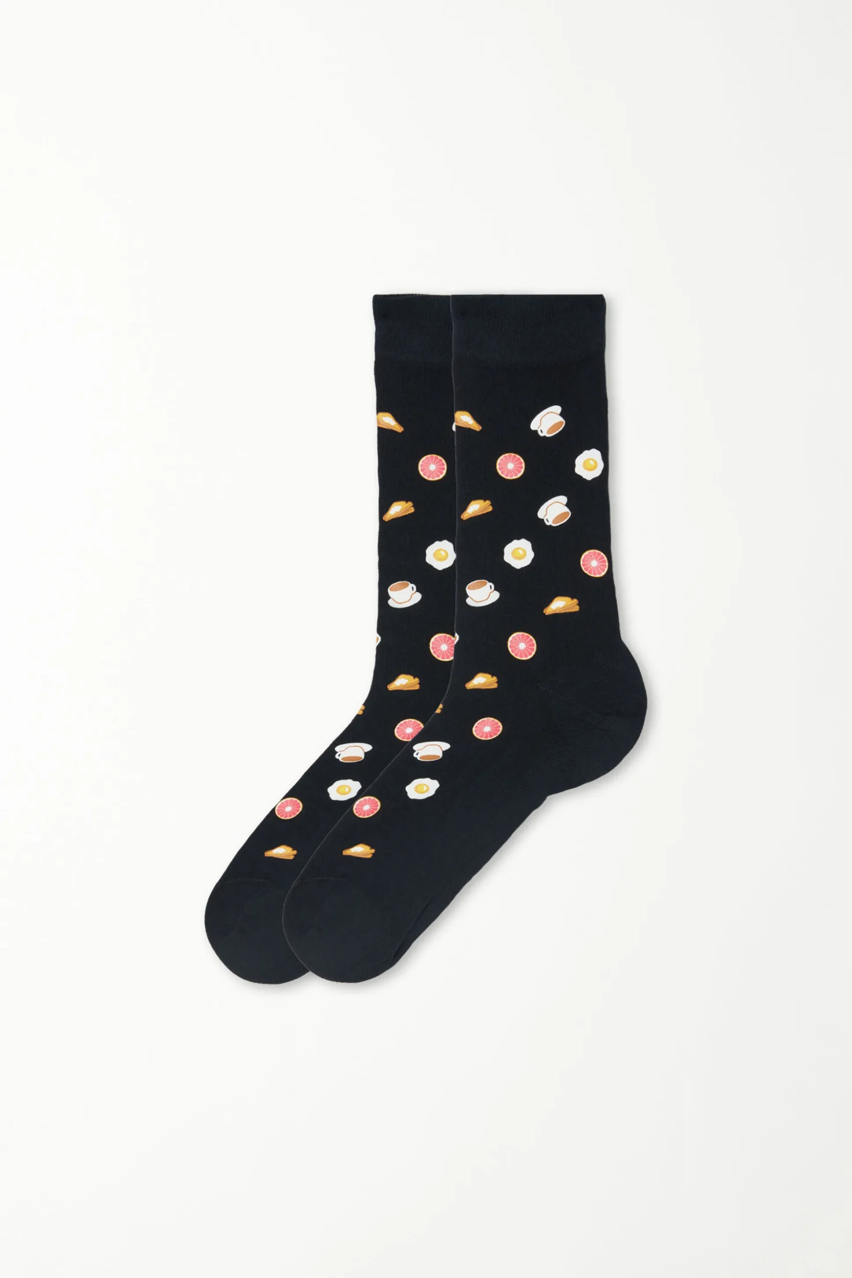 Men's Printed Cotton Crew Socks - Short Socks - Men | Tezenis