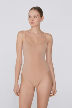Microfiber Spaghetti Strap Bodysuit - Bodysuits - Women | Tezenis