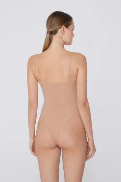 Microfiber Spaghetti Strap Bodysuit - Bodysuits - Women | Tezenis