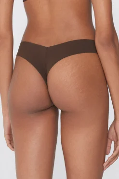 Microfiber V-Shaped Laser-Cut Brazilian Panties - Cheeky Briefs - Women | Tezenis