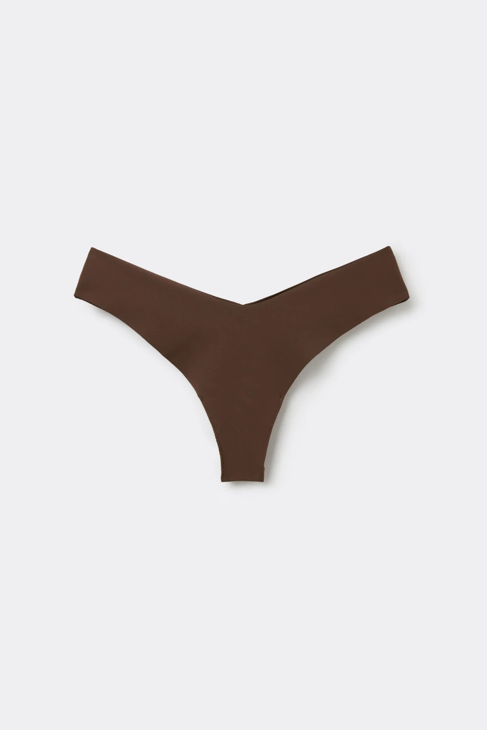 Microfiber V-Shaped Laser-Cut Brazilian Panties - Cheeky Briefs - Women | Tezenis