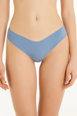 Microfiber V-Shaped Laser-Cut Brazilian Panties - Cheeky Briefs - Women | Tezenis