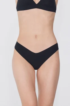 Microfiber V-Shaped Laser-Cut Brazilian Panties - Cheeky Briefs - Women | Tezenis