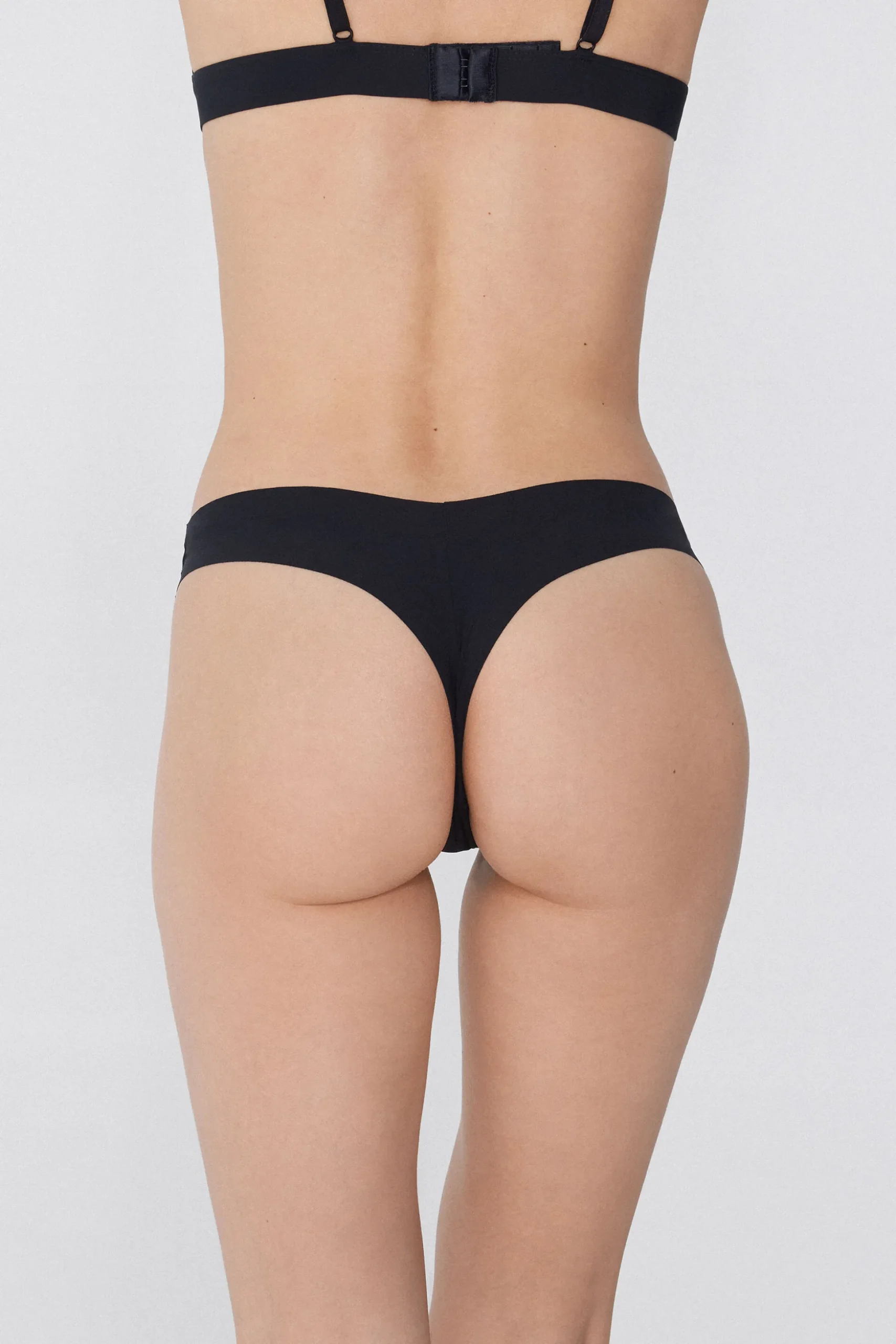 Microfiber V-Shaped Laser-Cut Brazilian Panties - Cheeky Briefs - Women | Tezenis