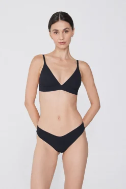 Microfiber V-Shaped Laser-Cut Brazilian Panties - Cheeky Briefs - Women | Tezenis