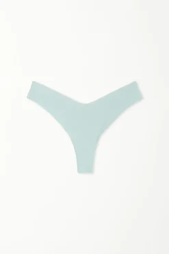 Microfiber V-Shaped Laser-Cut Brazilian Panties - Cheeky Briefs - Women | Tezenis