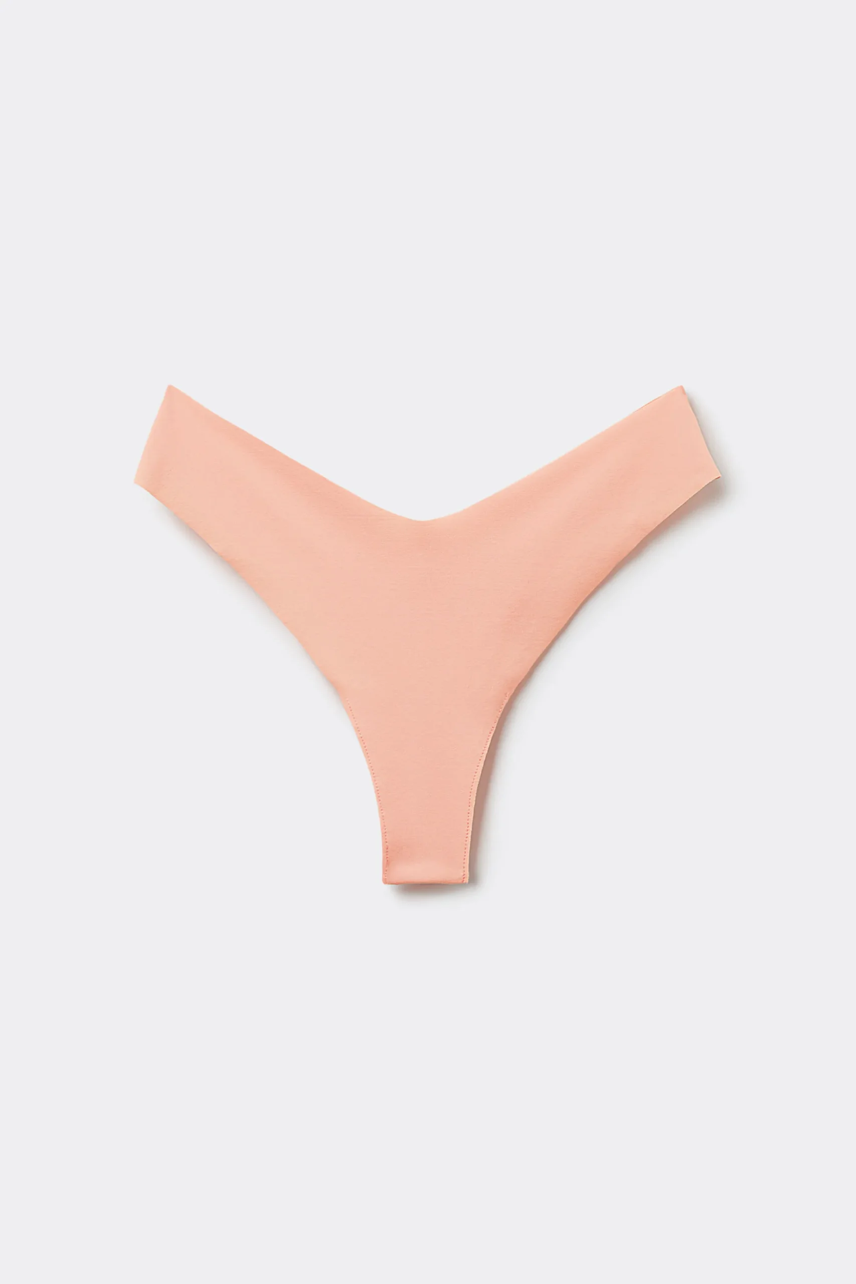 Microfiber V-Shaped Laser-Cut Brazilian Panties - Cheeky Briefs - Women | Tezenis
