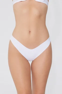Microfiber V-Shaped Laser-Cut Brazilian Panties - Cheeky Briefs - Women | Tezenis