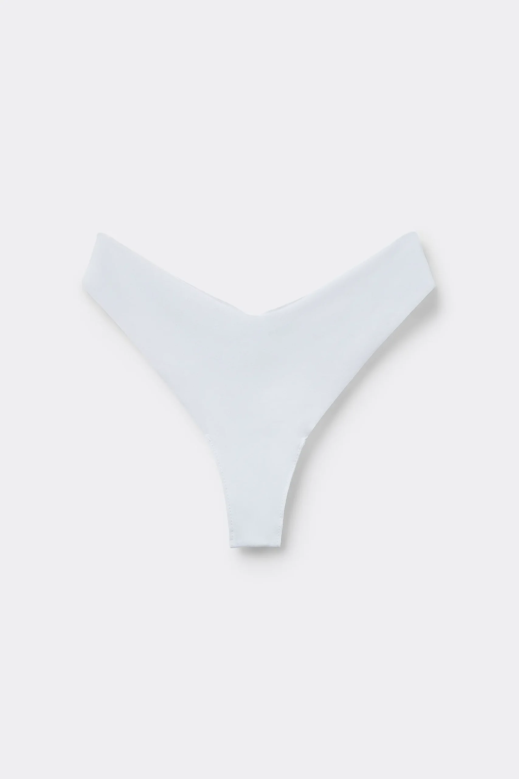 Microfiber V-Shaped Laser-Cut Brazilian Panties - Cheeky Briefs - Women | Tezenis