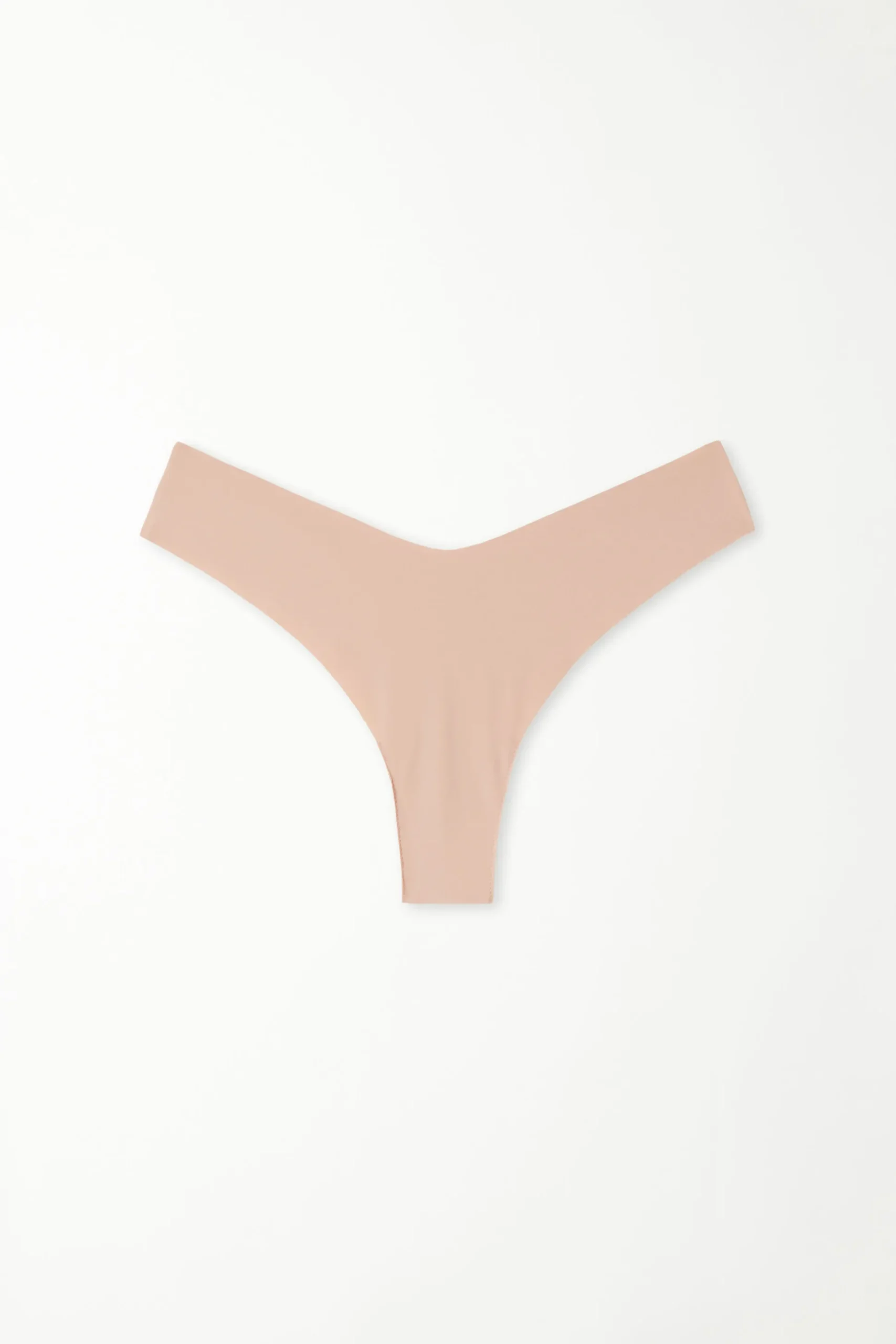 Microfiber V-Shaped Laser-Cut Brazilian Panties - Cheeky Briefs - Women | Tezenis