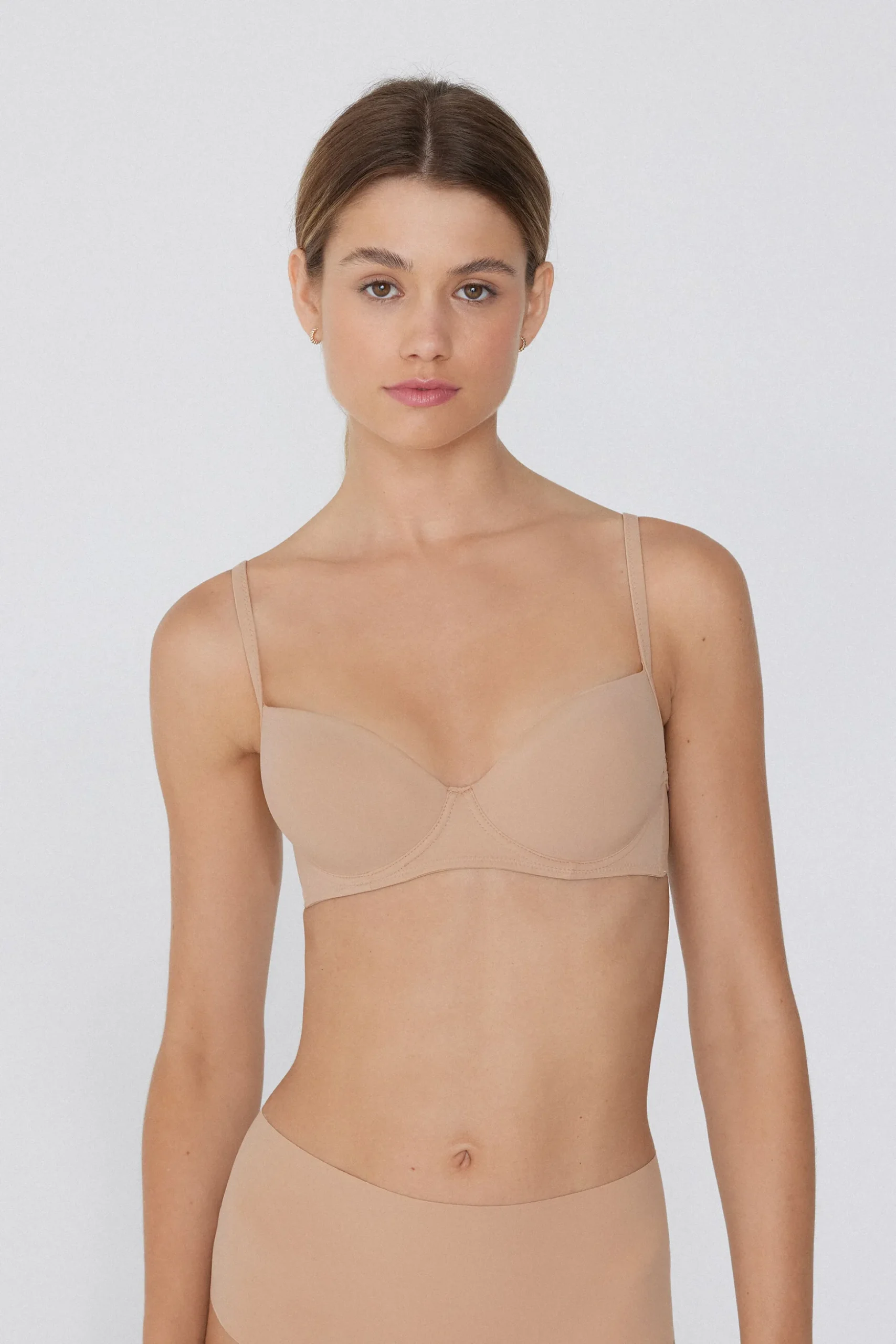 Microfiber Wien Balconette Bra - Balconette - Women | Tezenis