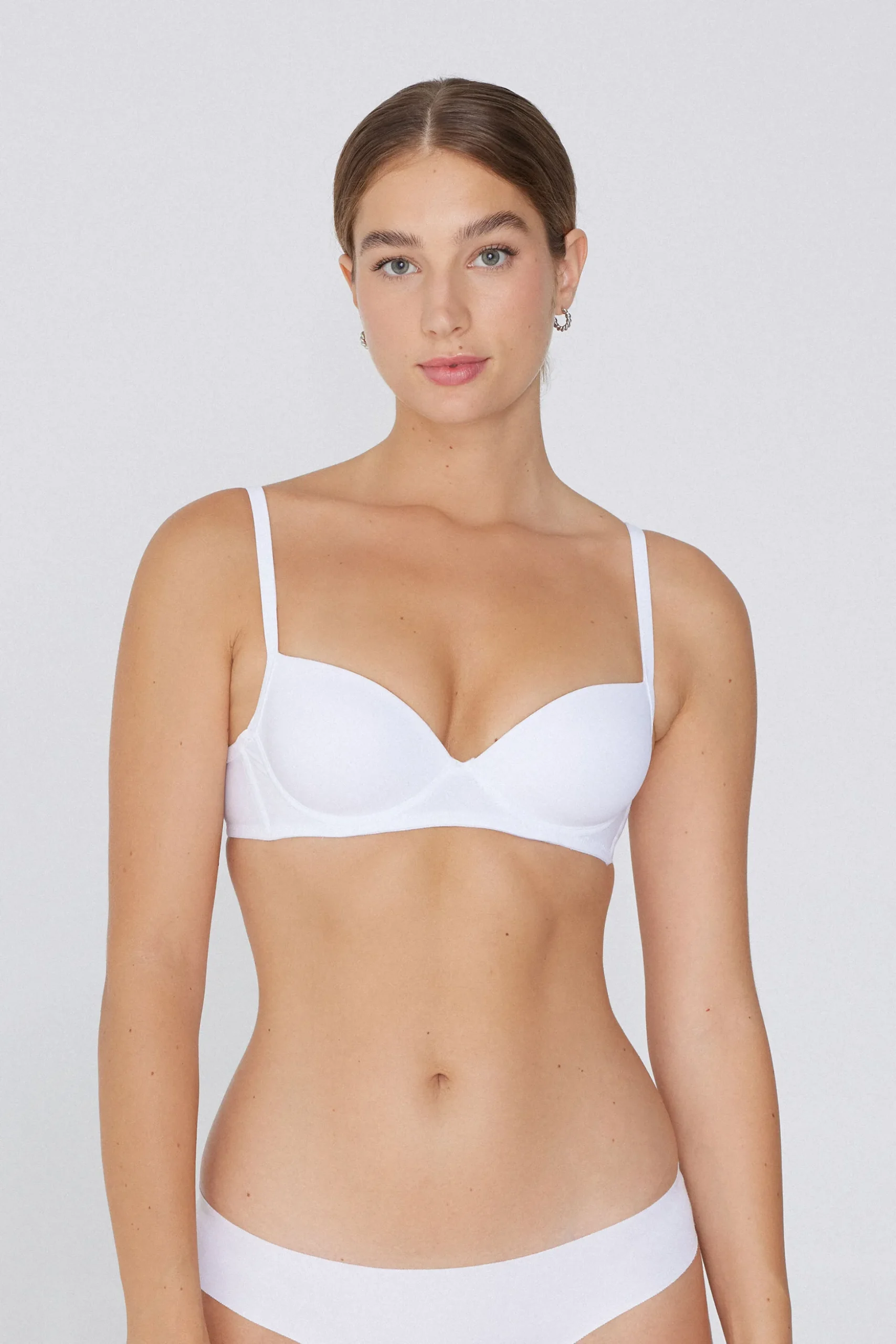 Microfiber Wien Balconette Bra - Balconette - Women | Tezenis