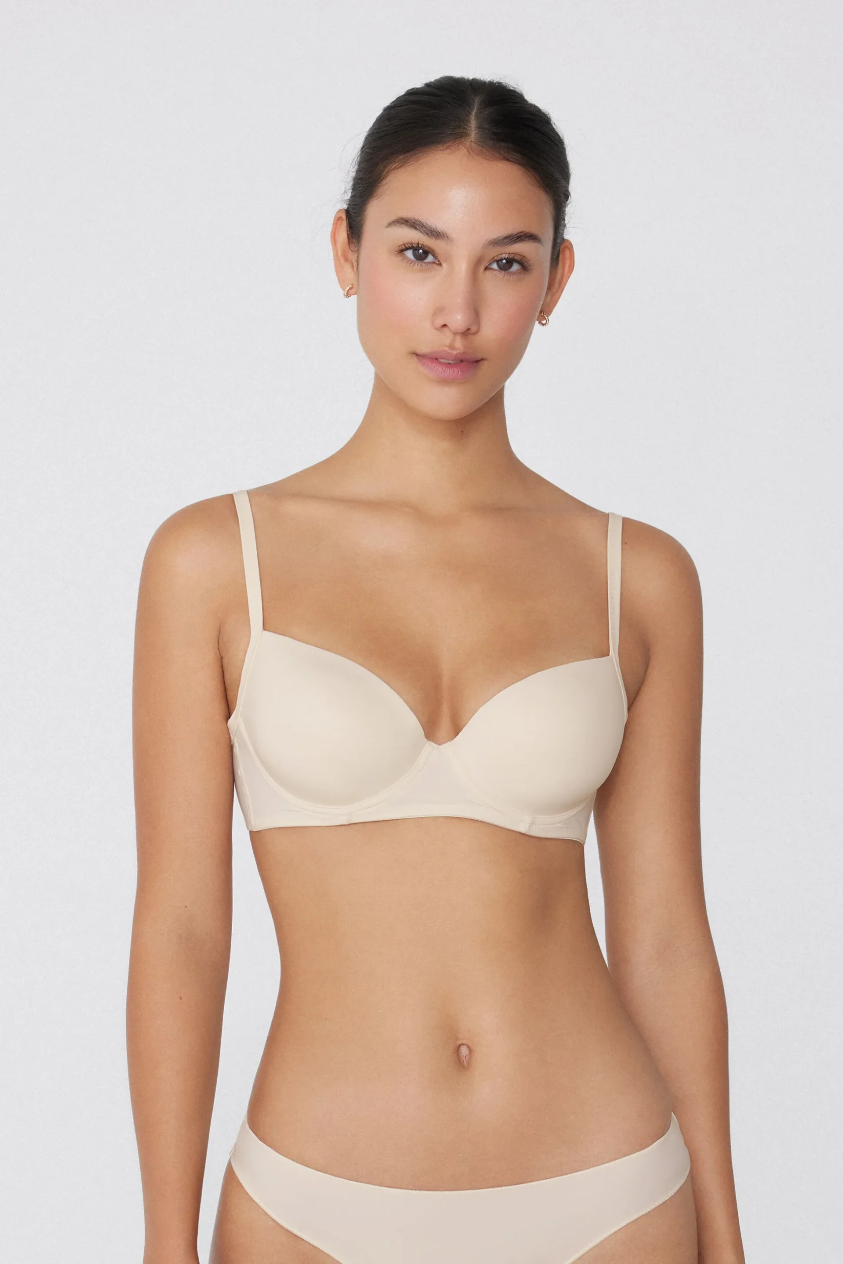 Microfiber Wien Balconette Bra - Balconette - Women | Tezenis
