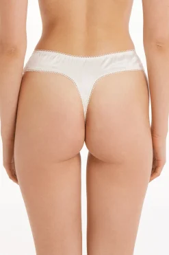 Milk Roses Lace High-Cut Thong - G-strings And Thongs - Women | Tezenis