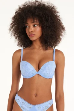 Moscow Roses Satin Push-Up Bra - Push-up - Women | Tezenis