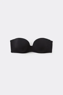 New York Padded Microfiber Bandeau Bra - Strapless And Bandeau - Women | Tezenis