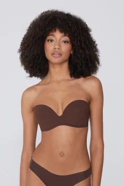 New York Padded Microfiber Bandeau Bra - Strapless And Bandeau - Women | Tezenis