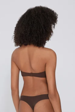 New York Padded Microfiber Bandeau Bra - Strapless And Bandeau - Women | Tezenis