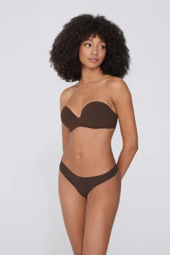 New York Padded Microfiber Bandeau Bra - Strapless And Bandeau - Women | Tezenis
