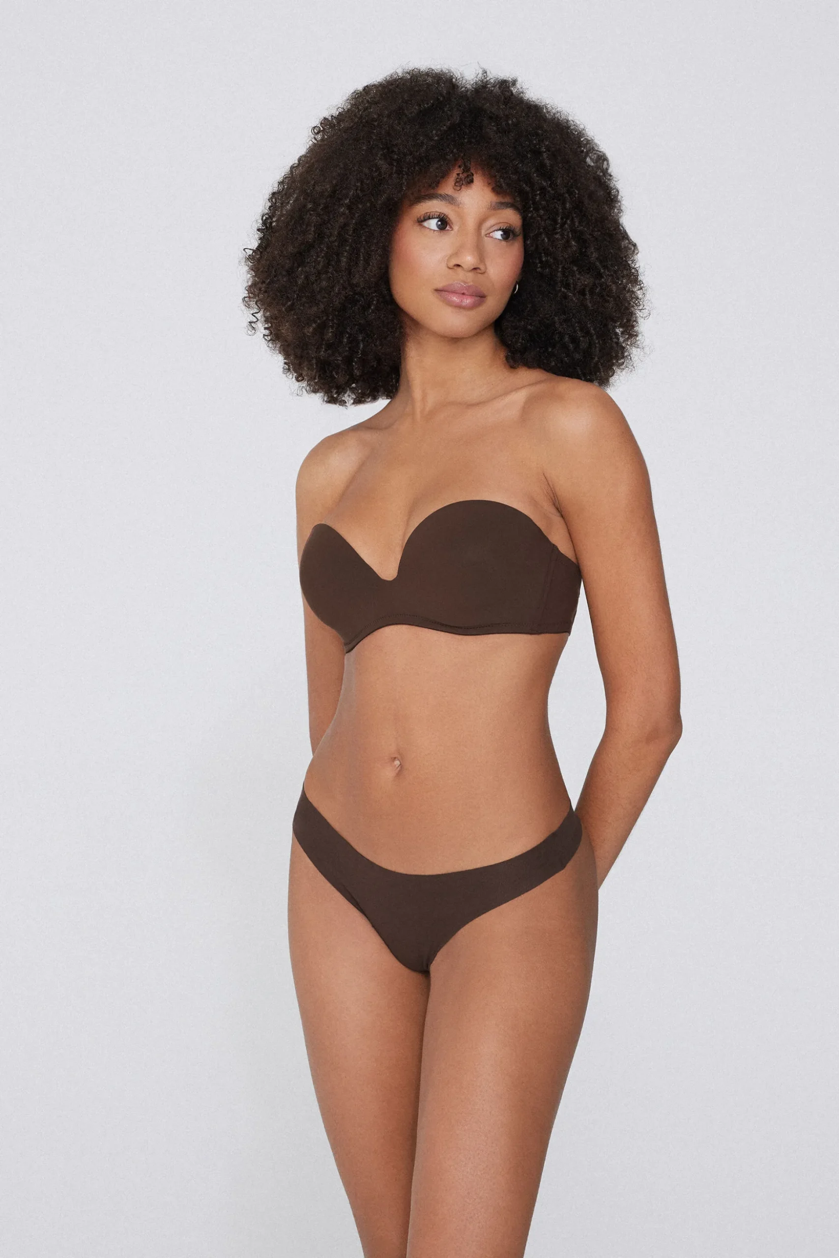New York Padded Microfiber Bandeau Bra - Strapless And Bandeau - Women | Tezenis