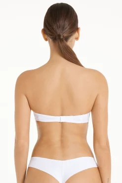 New York Padded Microfiber Bandeau Bra - Strapless And Bandeau - Women | Tezenis