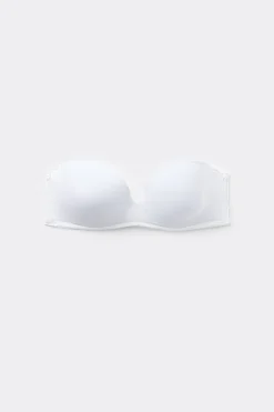 New York Padded Microfiber Bandeau Bra - Strapless And Bandeau - Women | Tezenis