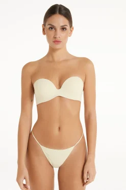 New York Padded Microfiber Bandeau Bra - Strapless And Bandeau - Women | Tezenis