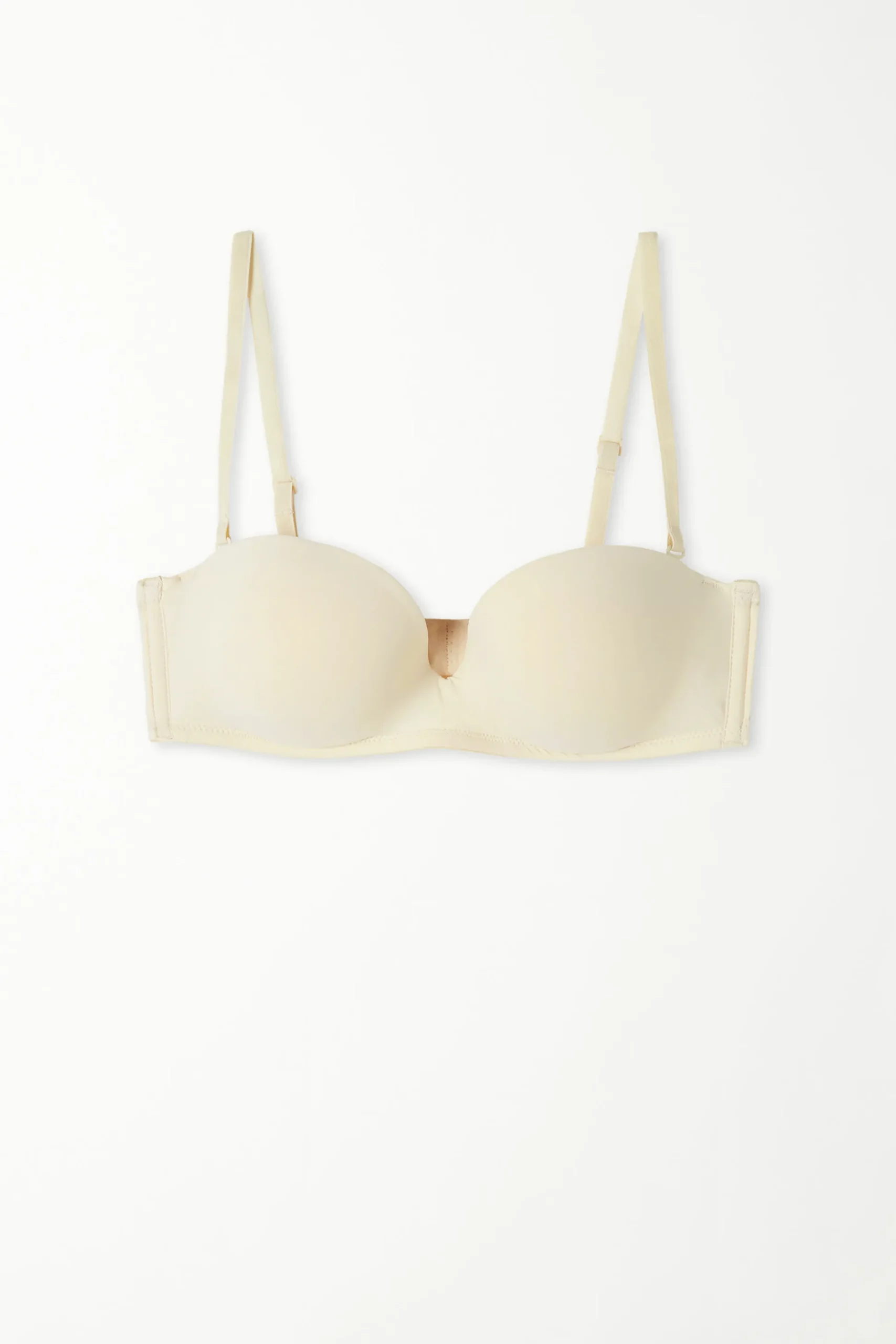 New York Padded Microfiber Bandeau Bra - Strapless And Bandeau - Women | Tezenis