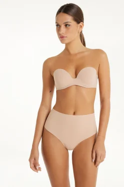 New York Padded Microfiber Bandeau Bra - Strapless And Bandeau - Women | Tezenis