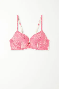 Ocean Dream Lace Berlin Balconette Bra - Push-up - Women | Tezenis