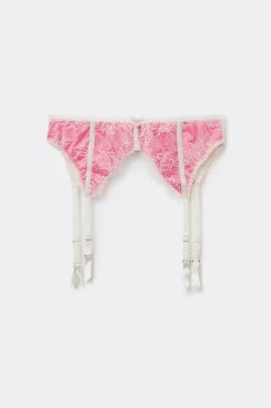 Ocean Dream Lace Garter Belt - Accessories - Women | Tezenis