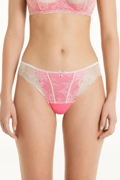 Ocean Dream Lace High-Cut Brazilian Panties - Cheeky Briefs - Women | Tezenis