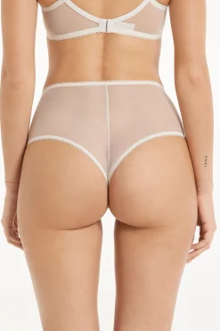 Ocean Dream Lace High-Rise Hipsters - French Cut - Women | Tezenis