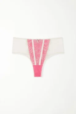 Ocean Dream Lace High-Rise Hipsters - French Cut - Women | Tezenis