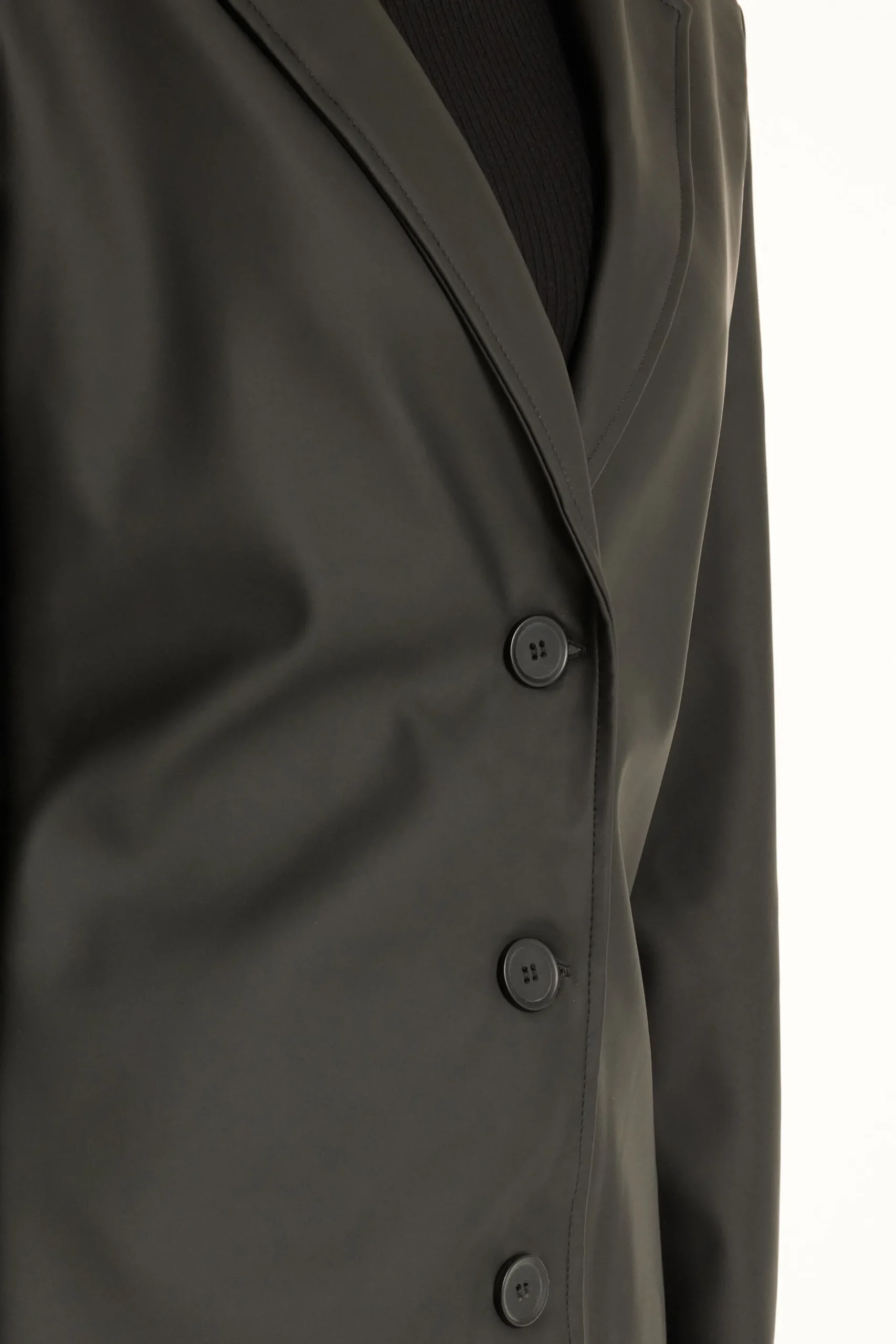 Opaque Coated-Effect Blazer Jacket - Jackets And Blazers - Women | Tezenis