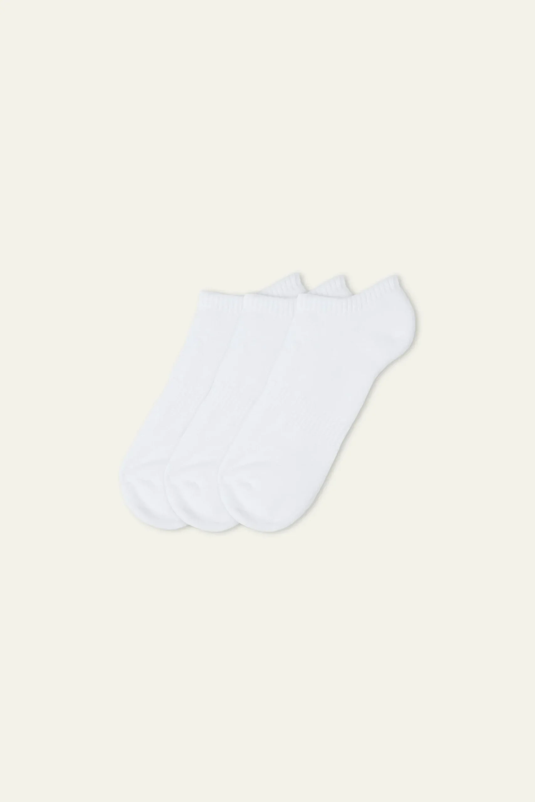 3-Pair Pack Cotton Sport Ankle Socks - Short Socks - Men | Tezenis