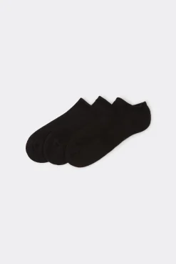 3-Pair Pack Cotton Sport Ankle Socks - Short Socks - Men | Tezenis