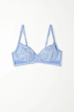 Paris Eternal Roses Satin Balconette Bra - Balconette - Women | Tezenis