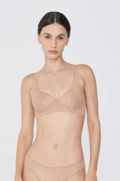 Paris Recycled Lace Unpadded Balconette Bra - Balconette - Women | Tezenis