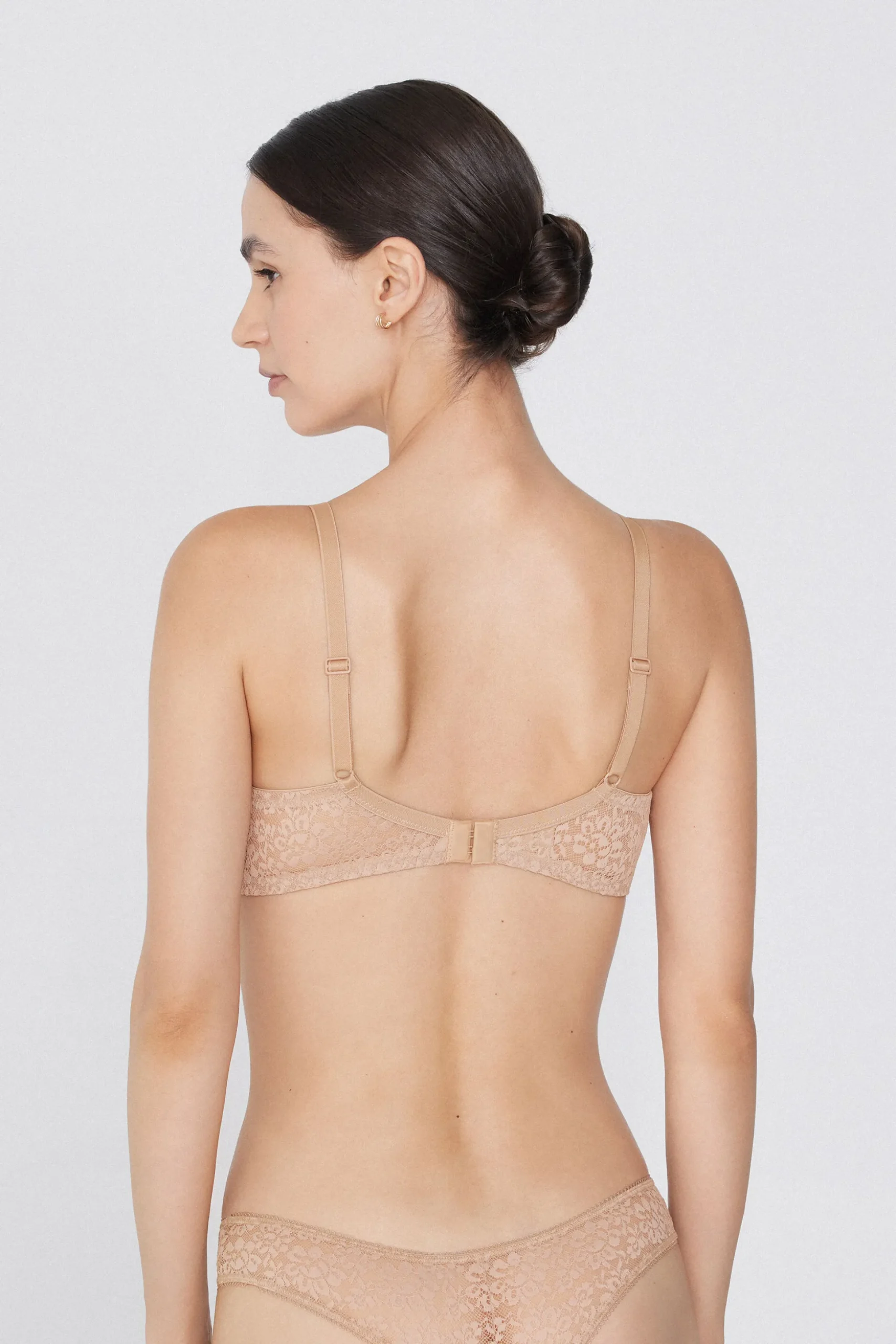 Paris Recycled Lace Unpadded Balconette Bra - Balconette - Women | Tezenis