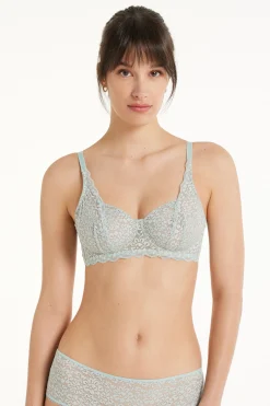 Paris Recycled Lace Unpadded Balconette Bra - Balconette - Women | Tezenis