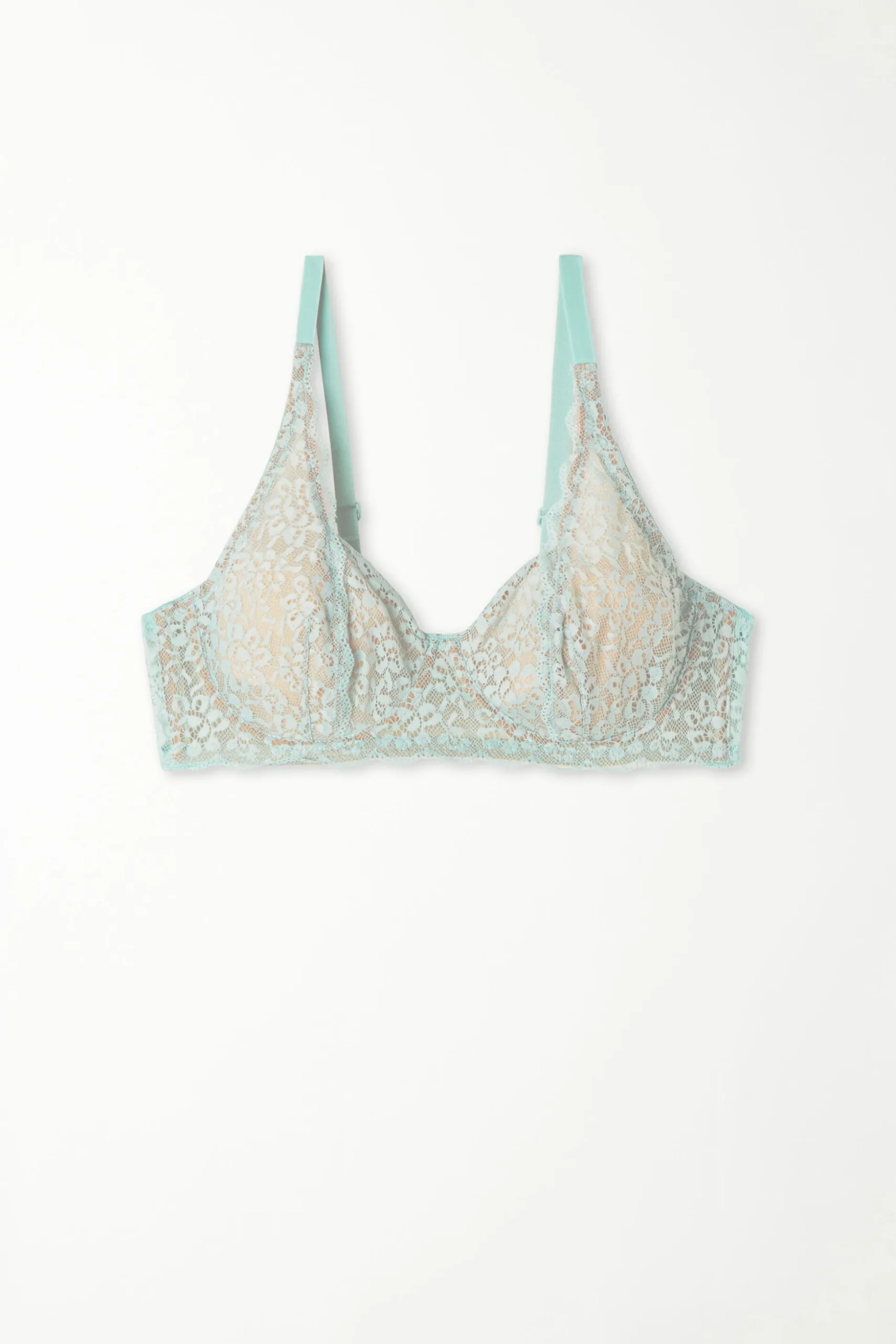 Paris Recycled Lace Unpadded Balconette Bra - Balconette - Women | Tezenis