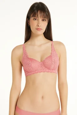 Paris Recycled Lace Unpadded Balconette Bra - Balconette - Women | Tezenis