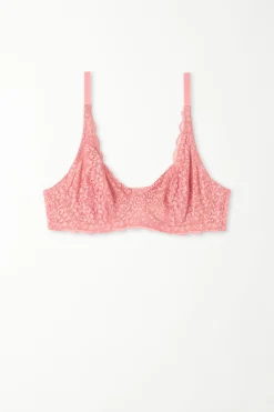 Paris Recycled Lace Unpadded Balconette Bra - Balconette - Women | Tezenis