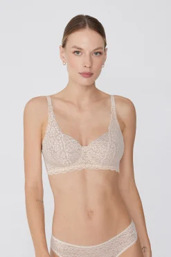 Paris Recycled Lace Unpadded Balconette Bra - Balconette - Women | Tezenis